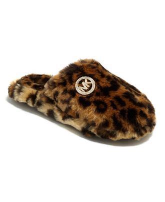 michael kors animal print slippers|Michael Kors slippers clearance.